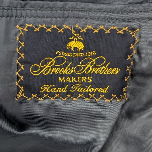 Brooks Brothers Black and White Checkered Blazer - Picture 6 of 10